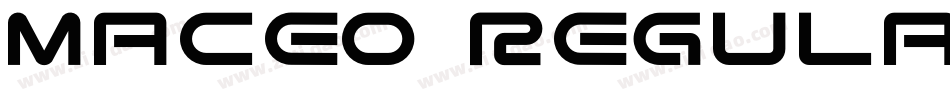 Maceo Regular字体转换